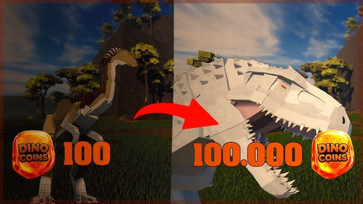 Jurassic Blocky Free DinoCoins