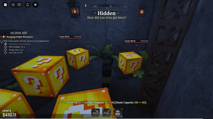 The Forge Roblox Free Lucky Blocks