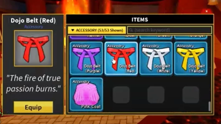 Blox Fruits Code - All Belts